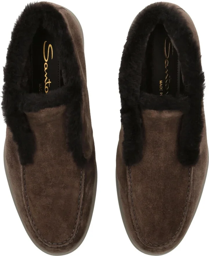 Santoni Suede Fortune Ankle Boots - Image 4