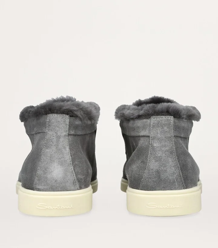 Santoni Suede Fortune Ankle Boots - Image 2