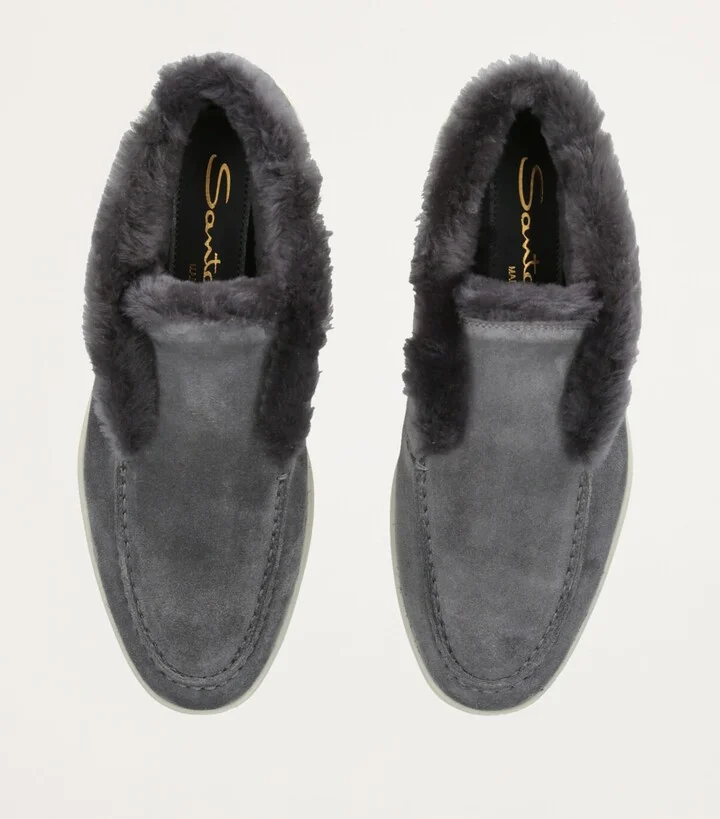 Santoni Suede Fortune Ankle Boots - Image 4