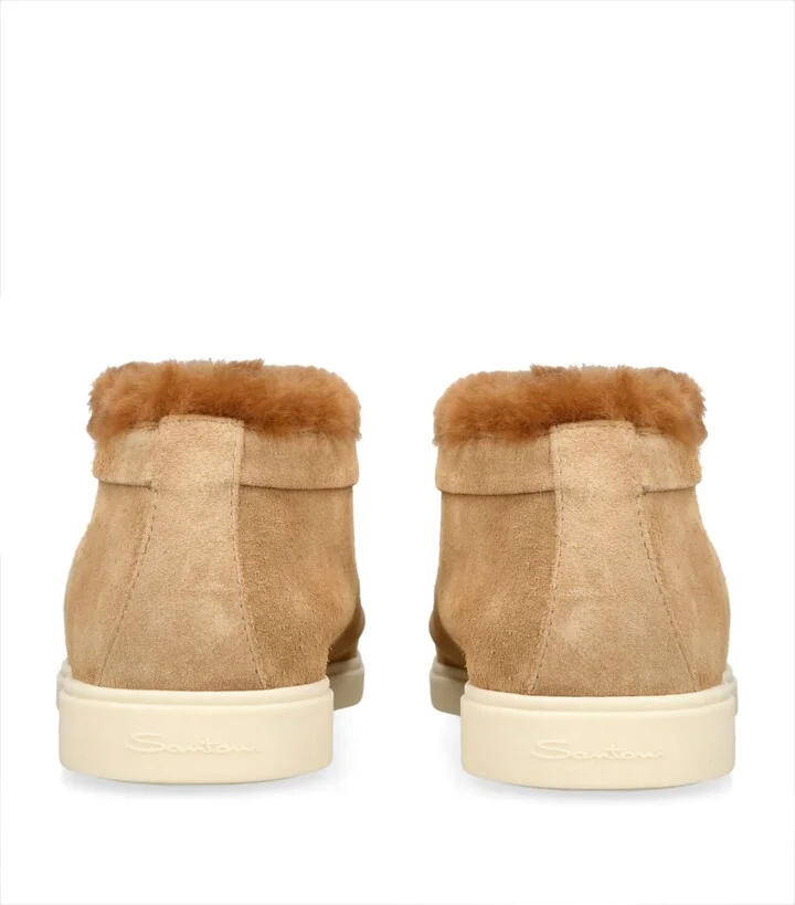 Santoni Suede Fortune Ankle Boots - Image 2