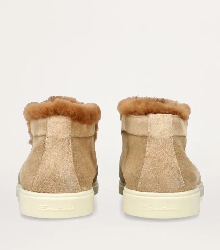Santoni Suede Fortune Ankle Boots - Image 2