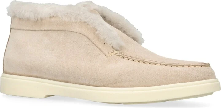 Santoni Suede Fortune Ankle Boots - Image 3