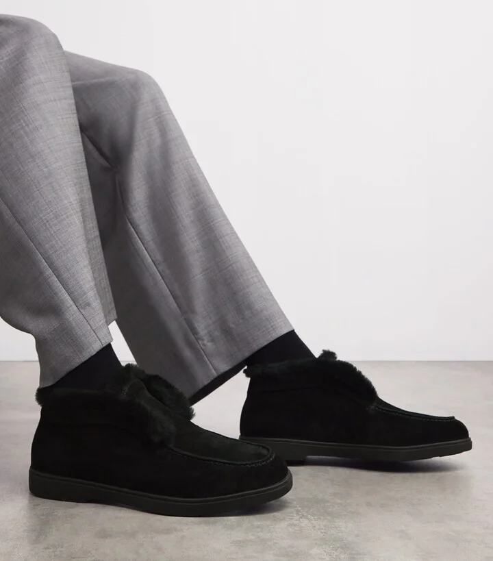 Santoni Suede Fortune Ankle Boots - Image 2