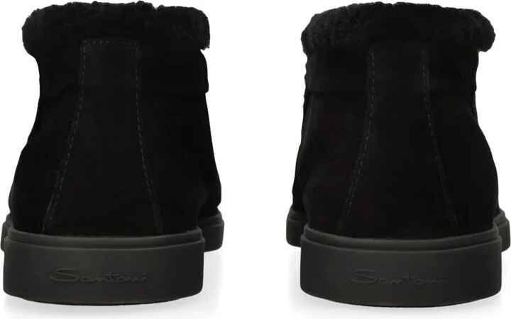 Santoni Suede Fortune Ankle Boots - Image 3