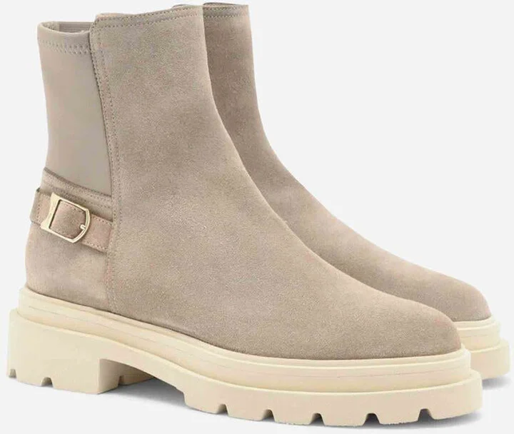 Santoni Suede Leather Boots - Image 3