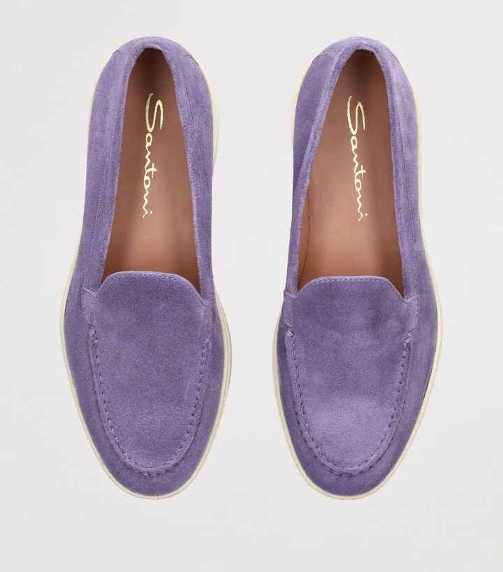 Santoni Suede Loafers - Image 4