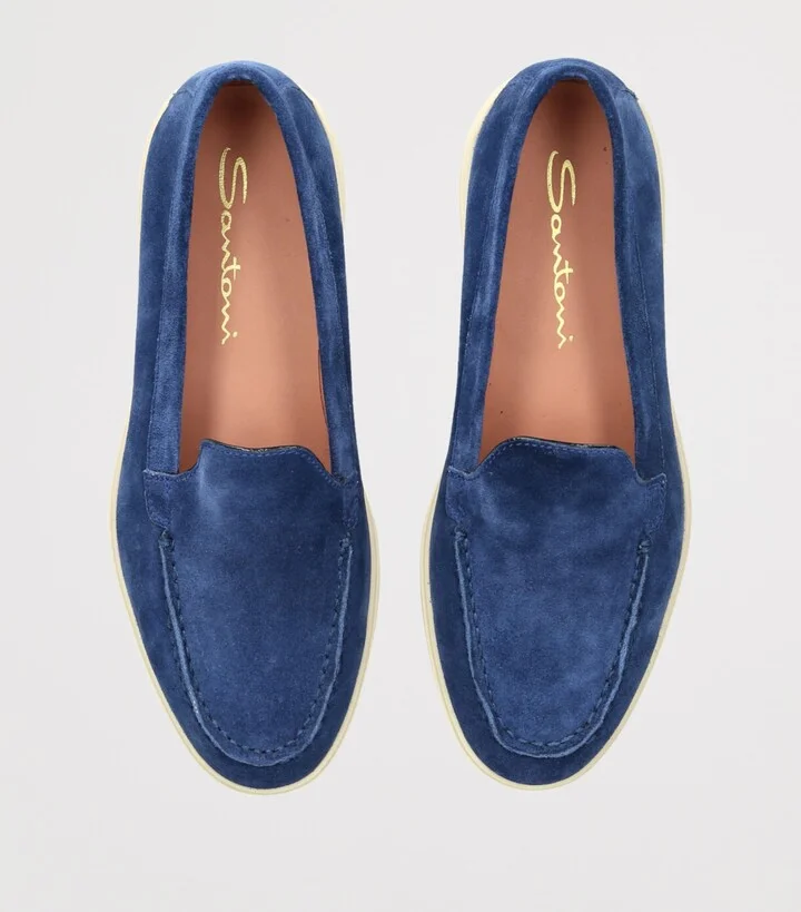 Santoni Suede Loafers - Image 4