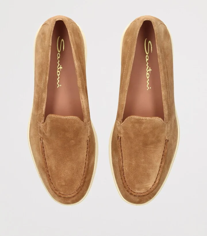 Santoni Suede Loafers - Image 4