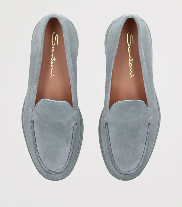 Santoni Suede Loafers - Image 4