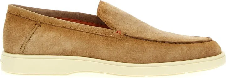 Santoni Suede Loafers