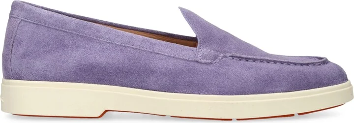 Santoni Suede Loafers
