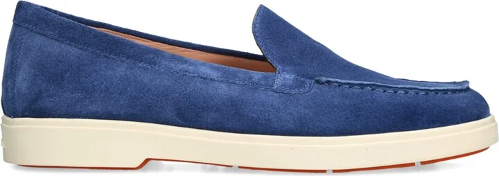 Santoni Suede Loafers