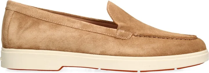 Santoni Suede Loafers