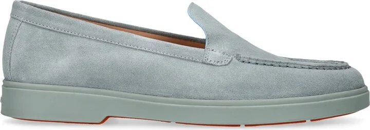 Santoni Suede Loafers