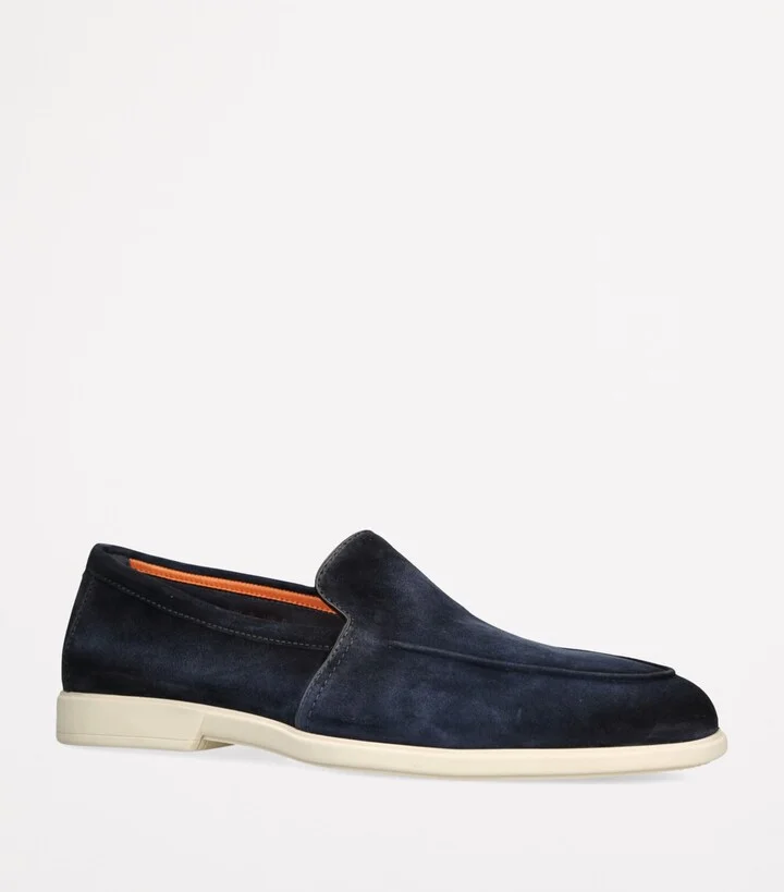 Santoni Suede Malibu Loafers - Image 3