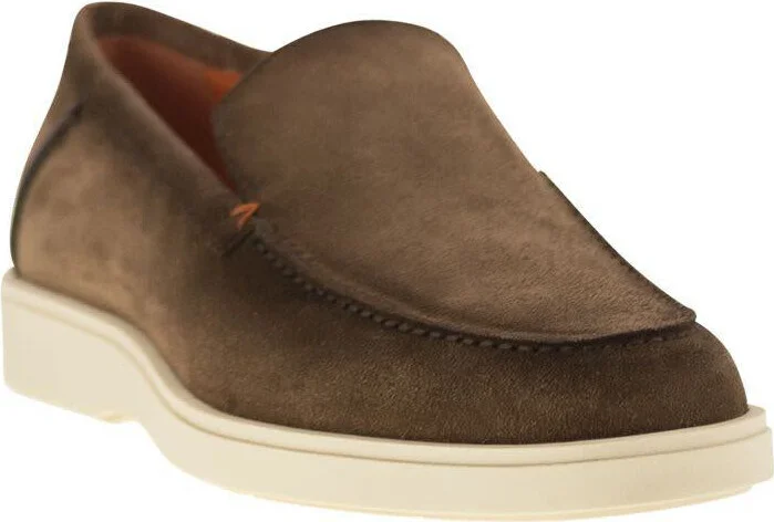 Santoni Suede Moccasin - Image 2