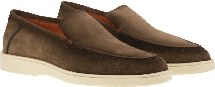 Santoni Suede Moccasin - Image 4