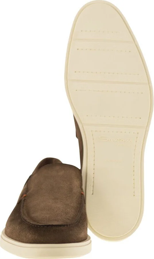 Santoni Suede Moccasin - Image 5