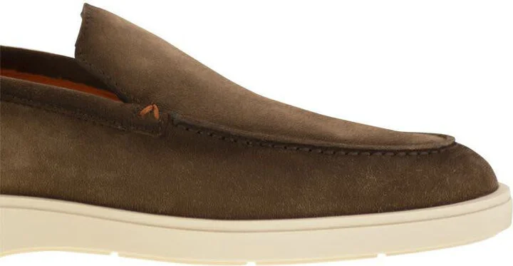 Santoni Suede Moccasin - Image 6