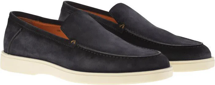 Santoni Suede Moccasin - Image 4