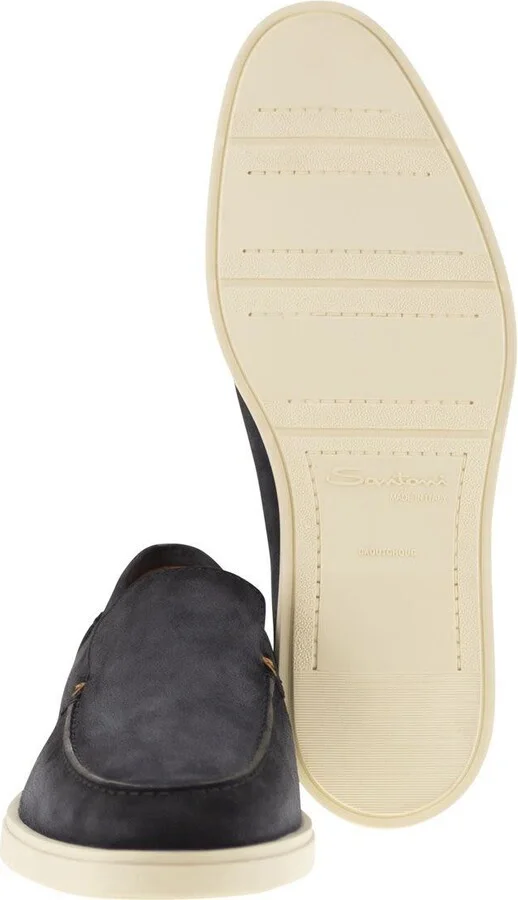 Santoni Suede Moccasin - Image 5