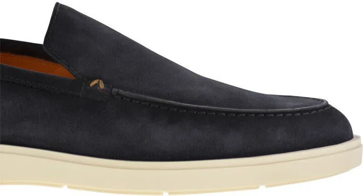Santoni Suede Moccasin - Image 6