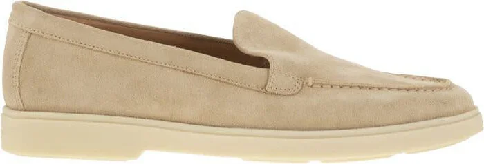 Santoni Suede Moccasin