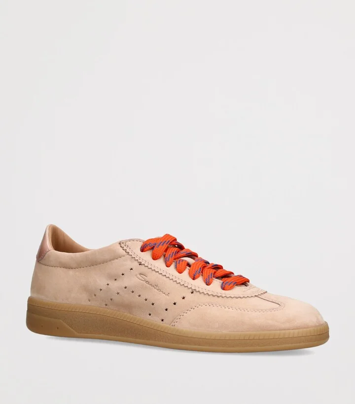 Santoni Suede Oly Pulse Sneakers - Image 3