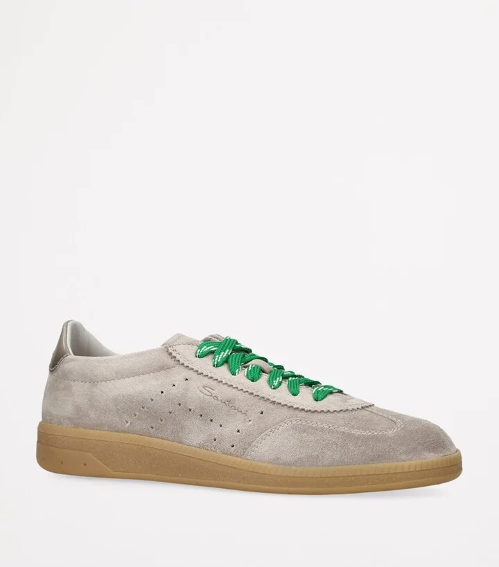 Santoni Suede Oly Pulse Sneakers - Image 3