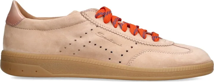 Santoni Suede Oly Pulse Sneakers
