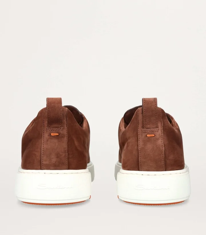 Santoni Suede Slip-On Clean Icon Sneakers - Image 2