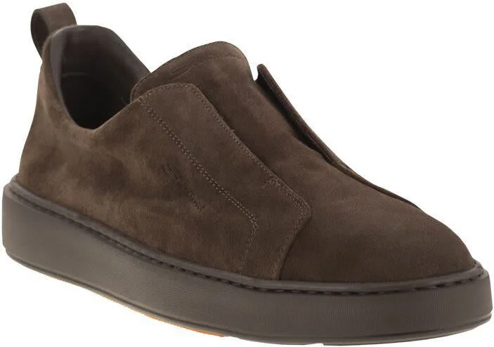 Santoni Suede Slip-On Trainer - Image 2