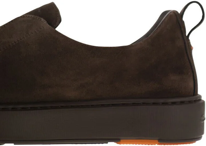 Santoni Suede Slip-On Trainer - Image 7