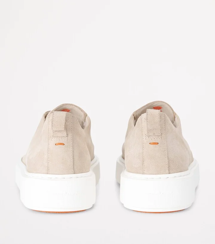 Santoni Suede Victory Slip-On Sneakers - Image 2