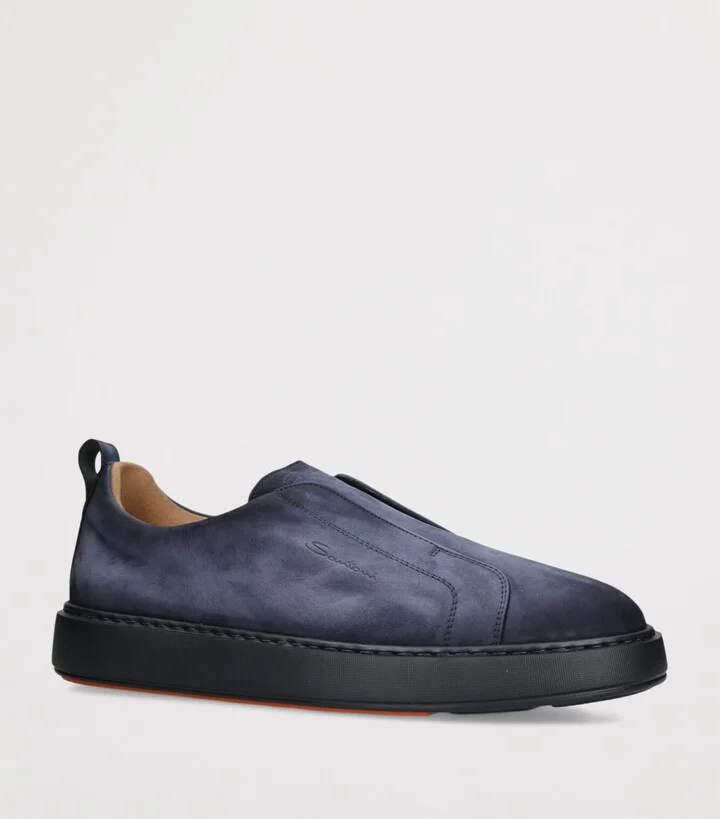 Santoni Suede Victory Sneakers - Image 3
