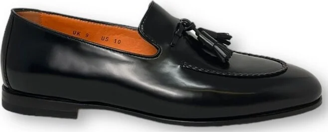 Santoni Tassel-Detailed Slip-On Loafers
