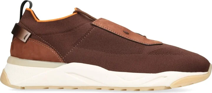 Santoni Technical-Knit Runner Sneakers