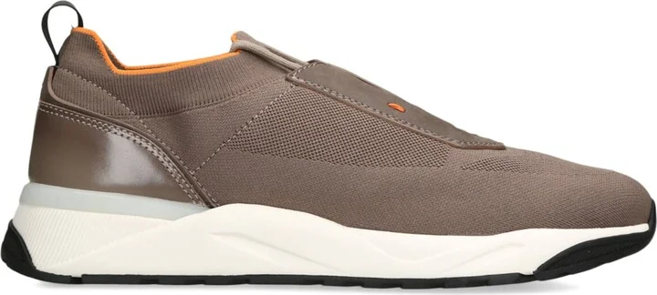 Santoni Technical-Knit Runner Sneakers