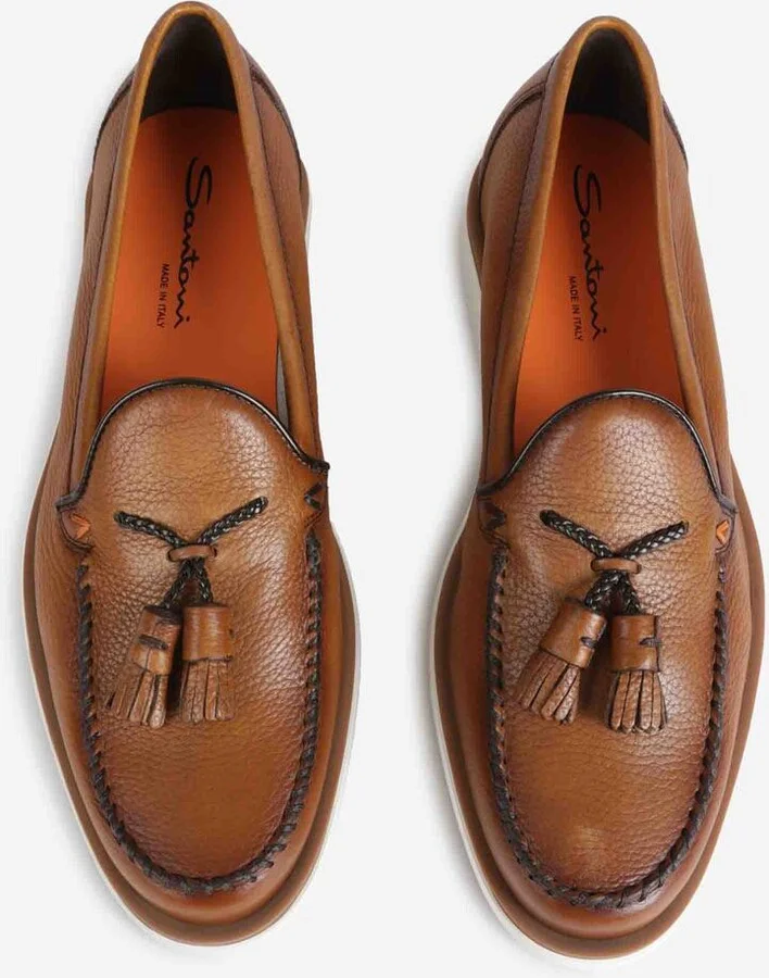 Santoni Tulsi Tassel Loafers - Image 3