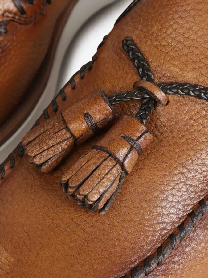 Santoni Tulsi Tassel Loafers - Image 5