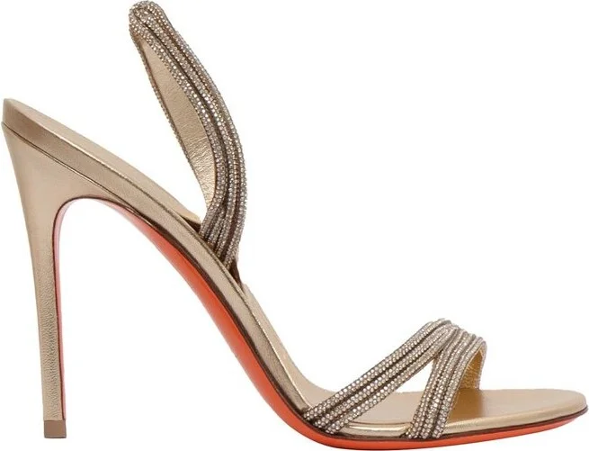 Santoni W-High Slingback Sandals