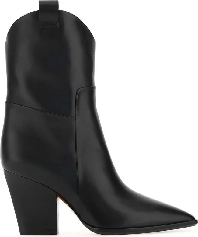 Santoni Western Ankle Boots