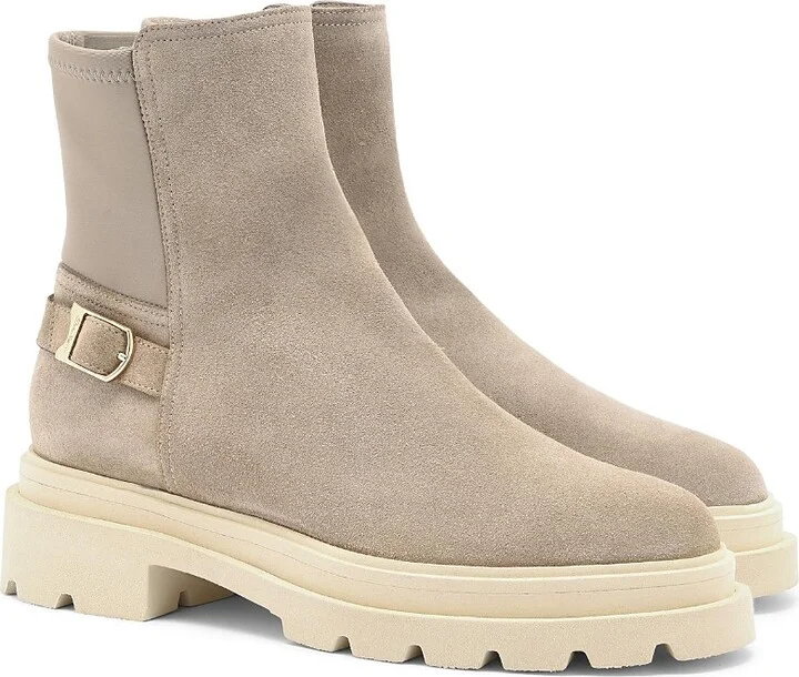 Santoni Women's Erin Suede Ankle Bootie