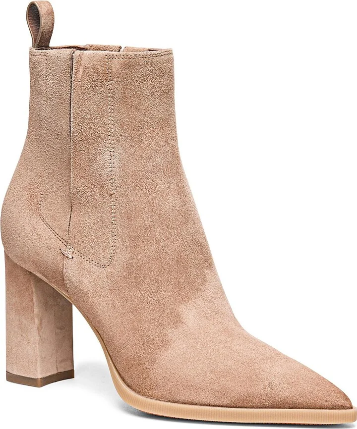 Santoni Women's Estelle Suede Rubber Sole Bootie