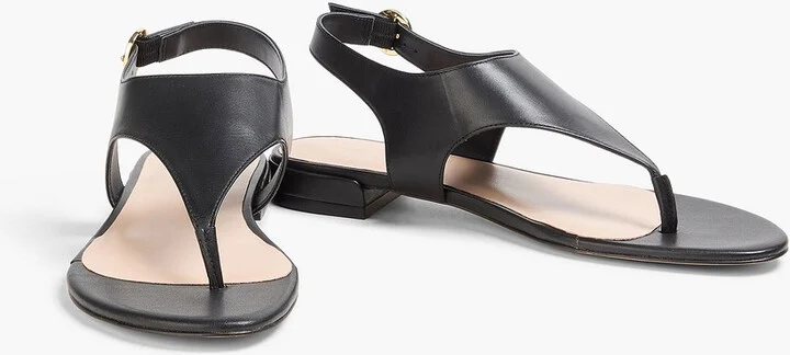 Santorini leather slingback sandals - Image 2