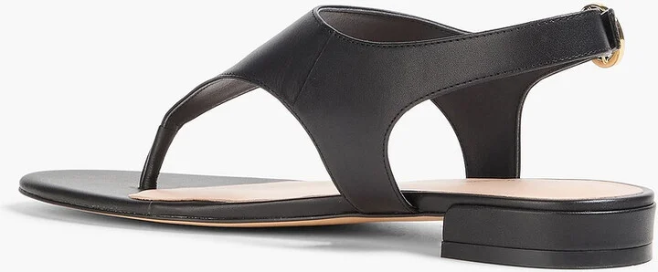 Santorini leather slingback sandals - Image 3