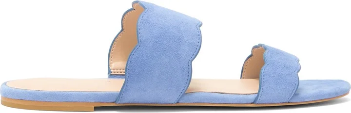 Santorini Scallop Slide Sandal - Image 8