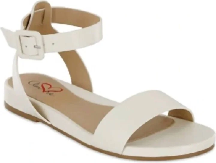 Santy Sandal In Bone