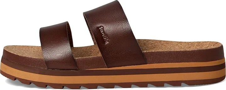 Sanuk Alt-itude Women's Wedge Shoes Espresso : 11 B - Medium, Synthetic - Image 6