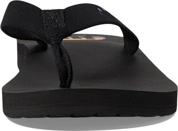 Sanuk Ashland Soft Top Hawaii Women's Shoes Black : 6 B - Medium, Textile - Image 2